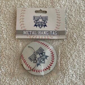 Cooperstown Dreams Park Silver Metal Hang Tag